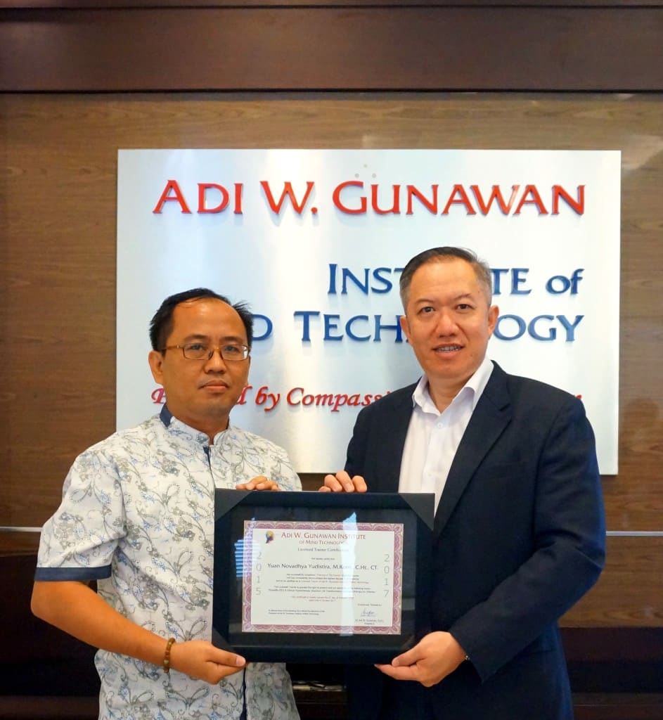 Adi W Gunawan Certified Trainer