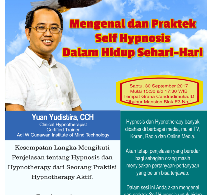 Open House Hipnoterapi – 30 September 2017